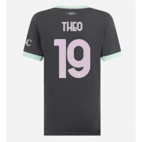 Dámy Fotbalový dres AC Milan Theo Hernandez #19 2024-25 Třetí Krátký Rukáv